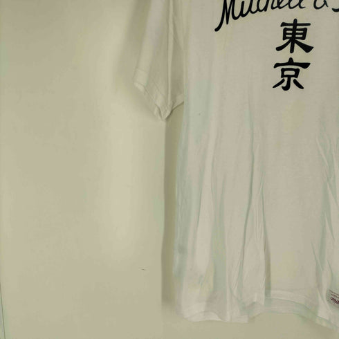 ミッチェルアンドネス mitchell&ness ブランドロゴプリント 東京 クルーネック Tシャツ メンズ import:L