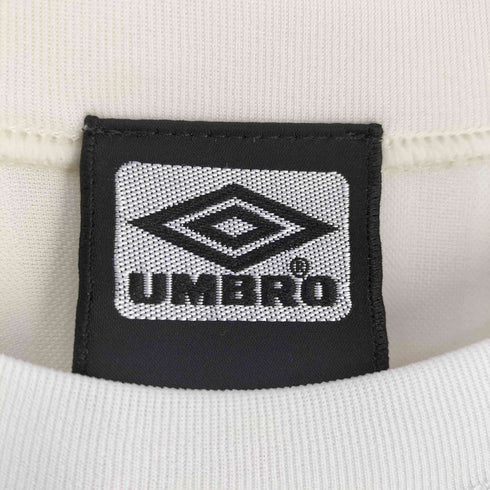 アンブロ UMBRO ロゴプリント ストライプ クルーネック プラクティスシャツ メンズ M-L