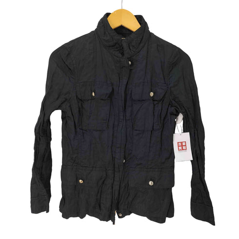 レコパン LES COPAINS イタリア製 4P ダブルジップジャケット レディース 40