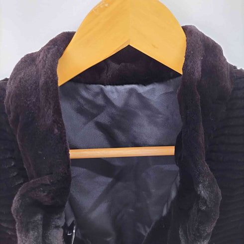 リアルファーリバーシブル ジャケット レディース FREE