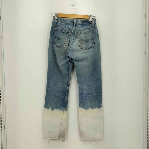 リーバイス Levis 501 USA製 501刻印 ブリーチ加工 ボタンフライデニムパンツ レディース