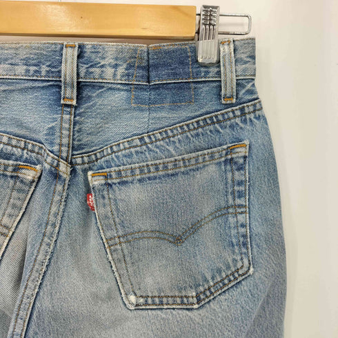 リーバイス Levis 501 USA製 501刻印 ブリーチ加工 ボタンフライデニムパンツ レディース