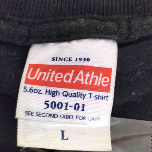 ユナイテッドアスレ UNITED ATHLE アーティストロゴプリントTシャツ メンズ JPN:L