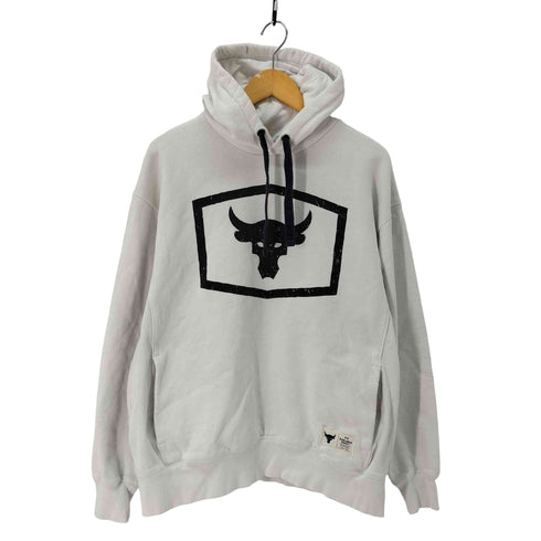 アンダーアーマー UNDER ARMOUR ロゴプリントプルオーバーパーカー メンズ JPN:XL