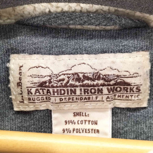 エルエルビーン L.L.Bean KATAHDIN IRON WORKS 裏ボア ジップアップーカー メンズ JPN:M