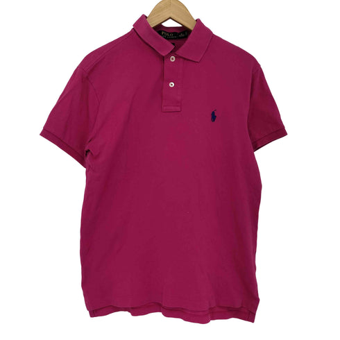 ポロラルフローレン POLO RALPH LAUREN slim fit pima strech mesh ポニー刺繍 ポロシャツ メンズ import:M