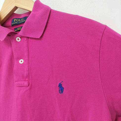 ポロラルフローレン POLO RALPH LAUREN slim fit pima strech mesh ポニー刺繍 ポロシャツ メンズ import:M