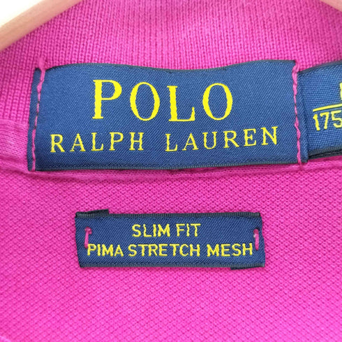 ポロラルフローレン POLO RALPH LAUREN slim fit pima strech mesh ポニー刺繍 ポロシャツ メンズ import:M