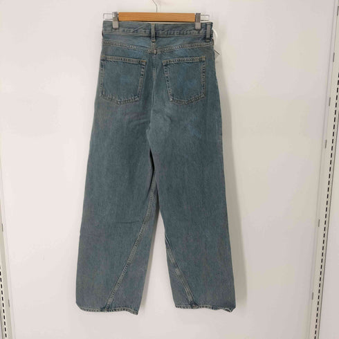 コス COS FACADEジーンズ フルレングスストレート ウォッシュドデニム レディース 24