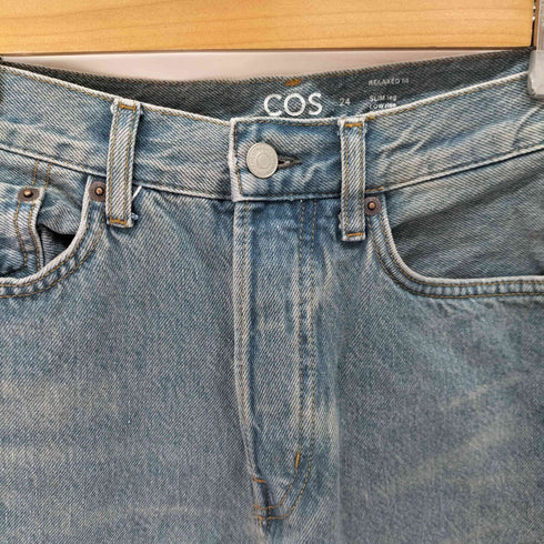 コス COS FACADEジーンズ フルレングスストレート ウォッシュドデニム レディース 24