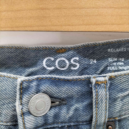 コス COS FACADEジーンズ フルレングスストレート ウォッシュドデニム レディース 24