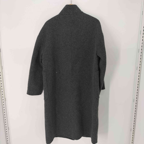 カシミヤスタンドカラーコート レディース