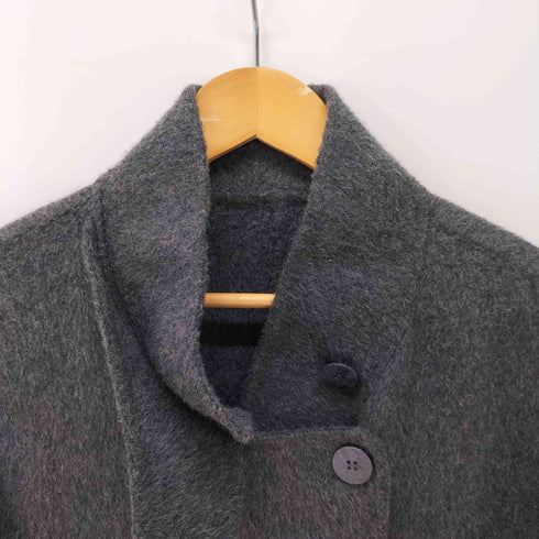 カシミヤスタンドカラーコート レディース