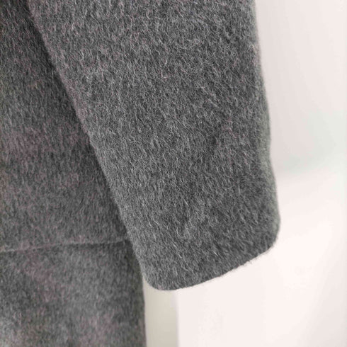 カシミヤスタンドカラーコート レディース