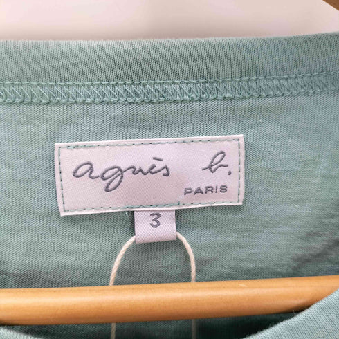 アニエスベー agnes b. PARIS CARDIGAN LE PETIT コットン カーディガン プレッション 薄手 レディース 3
