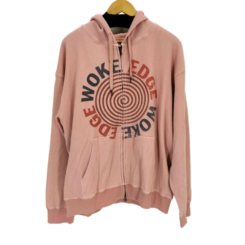 WOKE EDGE Washed Thermal Zip Hoodie メンズ JPN:XL