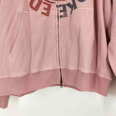 WOKE EDGE Washed Thermal Zip Hoodie メンズ JPN:XL