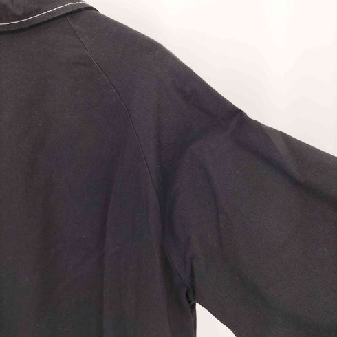 W. SECOND ステッチデザイン ショート丈 ステンカラーコート レディース FREE