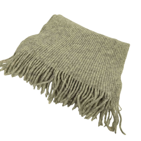 アーペーセー A.P.C. ローゲージ フリンジ マフラー レディース