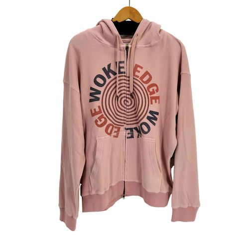 WOKE EDGE Washed Thermal Zip Hoodie メンズ JPN:XL