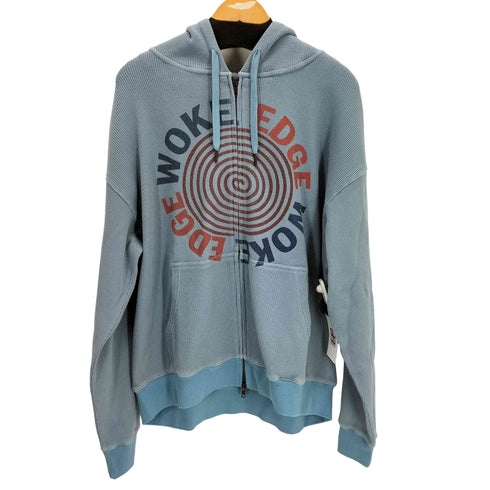 WOKE EDGE Washed Thermal Zip Hoodie メンズ JPN:XL