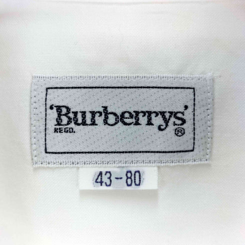 バーバリーズ BURBERRYS ドレスシャツ 長袖ワイシャツ メンズ 43-80