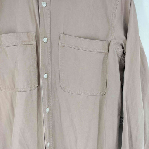 ザラ ZARA L/S コットンシャツ メンズ import:S