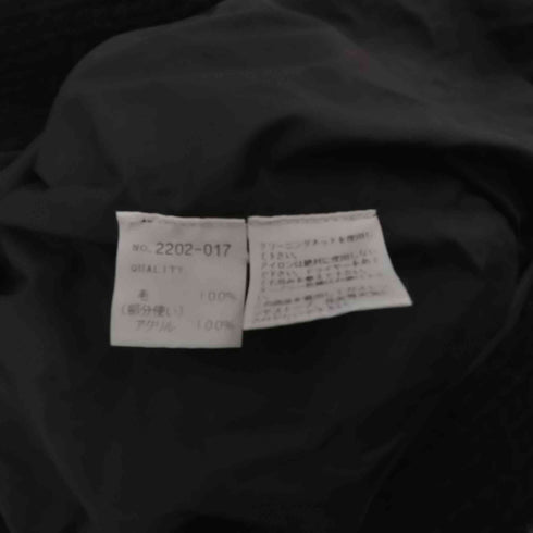 ラッドミュージシャン LAD MUSICIAN ローゲージニット ダブルジップ パーカー メンズ JPN:46