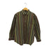 L/S ストライプ柄 レトロ レギュラーシャツ メンズ