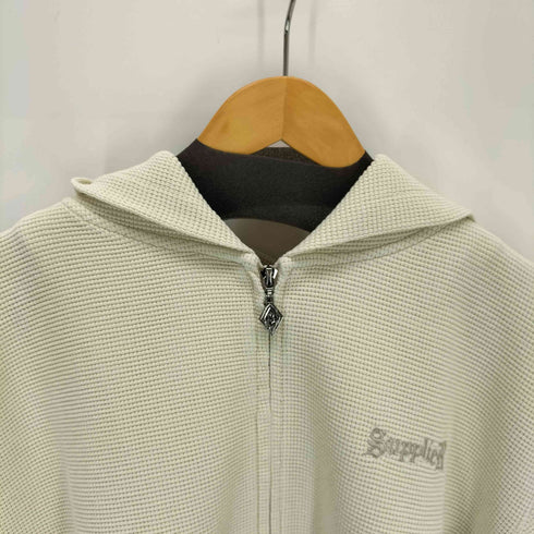 サプライヤー SUPPLIER Cross Leather Patch Thermal Zip Hoodie メンズ JPN:M