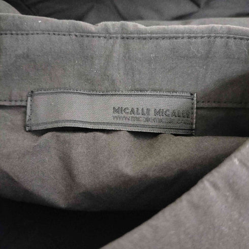 micalle micalle フロントギャザー デザインポケット ワンピース レディース