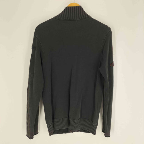 ジップアップ ドライバーズニット カーディガン フェード Y2K メンズ import:S