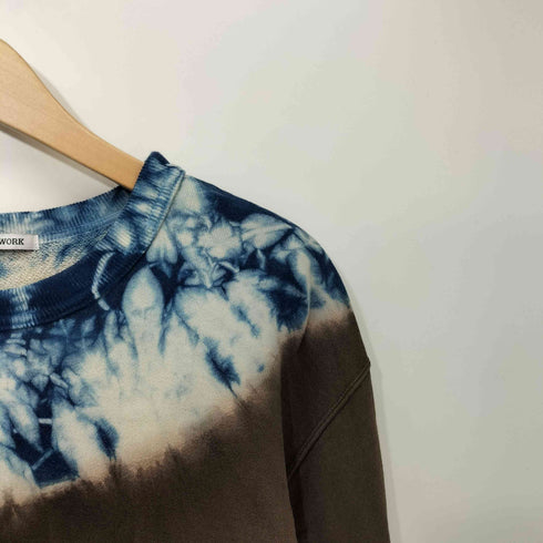 アーバンリサーチ URBAN RESEARCH WORK NOT WORK 藍染×泥染スウェット メンズ JPN:L