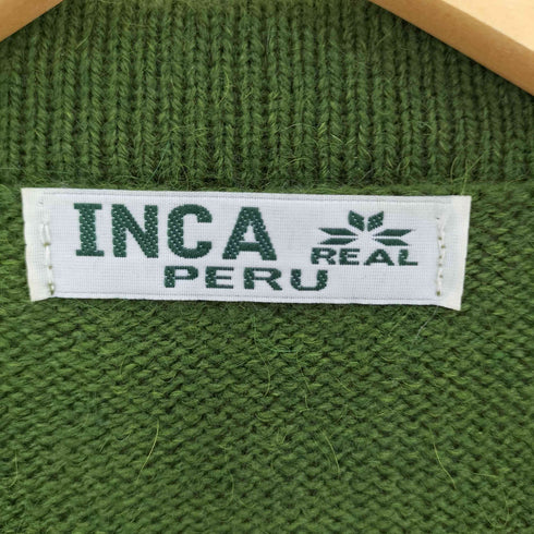 INCA 民族デザイン アルパカウール ニットベスト レディース