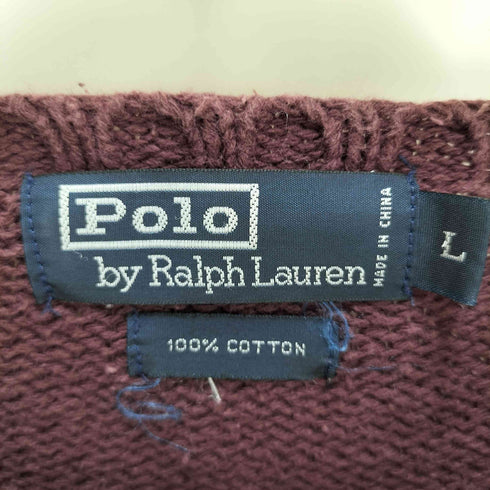 ポロバイラルフローレン Polo by RALPH LAUREN スモールポニー刺繍 コットンニット メンズ JPN:L