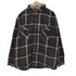 フーディレイヤード チェックネルシャツ メンズ JPN:M