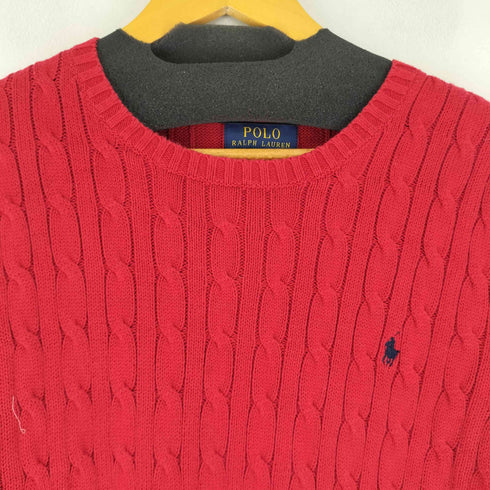 ポロラルフローレン POLO RALPH LAUREN スモールポニー刺繍 コットン ケーブルニット メンズ JPN:XL