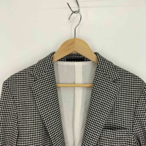 エディフィス EDIFICE 千鳥格子 シングルブレスト S/R サイドベンツ テーラード ジャケット メンズ JPN:46