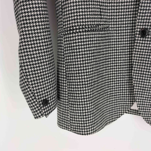 エディフィス EDIFICE 千鳥格子 シングルブレスト S/R サイドベンツ テーラード ジャケット メンズ JPN:46