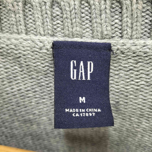 ギャップ Gap 00s クルーネックコットンニット メンズ JPN:M