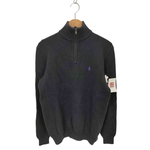 ポロバイラルフローレン Polo by RALPH LAUREN スモールポニー刺繍 ハーフジップコットンニット メンズ JPN:M