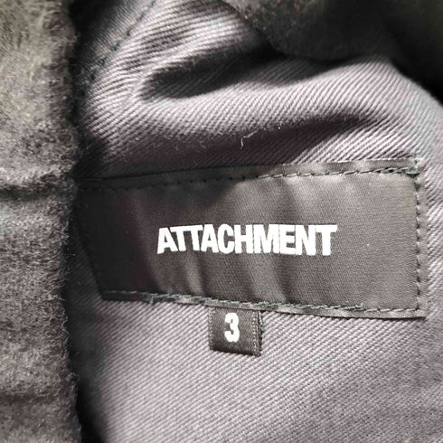 アタッチメント ATTACHMENT ニットフラノシルキー加工 ジョガーパンツ メンズ JPN:3