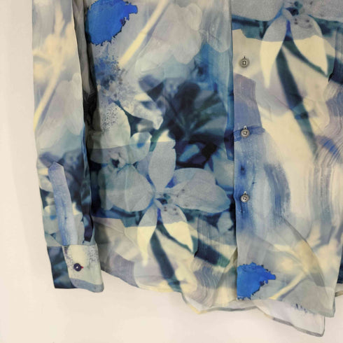 ポールスミス Paul Smith レーヨン100 総柄 L/S シャツ メンズ import:L