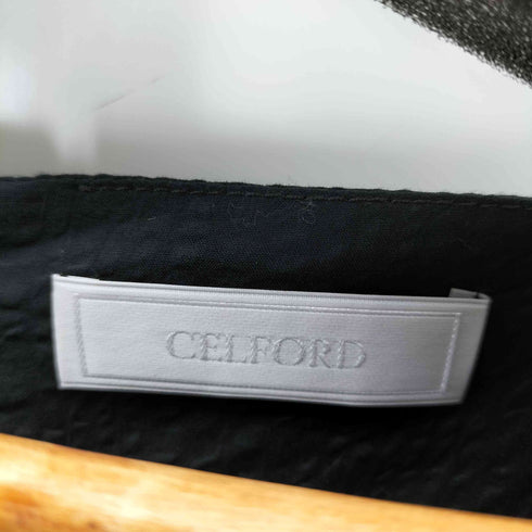 セルフォード CELFORD スクエアネックボリュームワンピース レディース