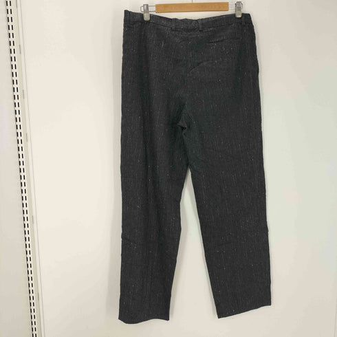 4 You Tailoring Co. Made In Italy イタリア製 メランジ ネップ アクリル ウール 2タック ワイド トラウザー スラックス メンズ 38