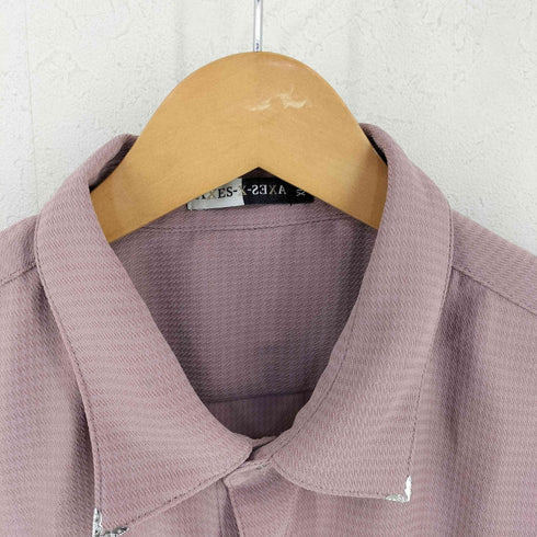 AXES-X カラーチップ&ローズ釦シャツ sweet レディース JPN:XL