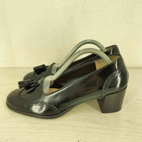 マーガレットハウエルアイデア Margaret Howell idea チャンキーヒール エナメル タッセルローファー レディース JPN:23.5