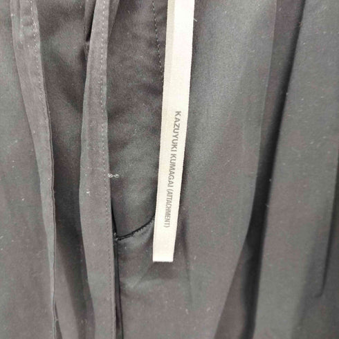 カズユキクマガイアタッチメント KAZUYUKI KUMAGAI ATTACHMENT タスランタイプライターピーチ ワイドテーパードパンツ メンズ JPN:3