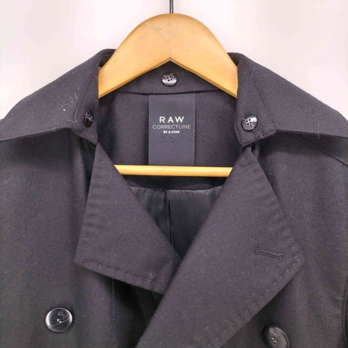 ローコレクションバイジースター RAW CORRECTLINE BY G-STAR MIDNIGHT TRENCH トレンチ コート メンズ import:S