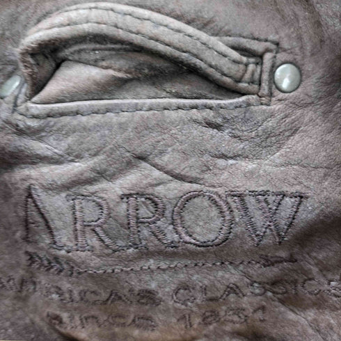 アロー ARROW 90S THE RMOLITE 本革 リアルレザー スウィングトップ ブルゾン ジップアップ ジャケット メンズ 00054